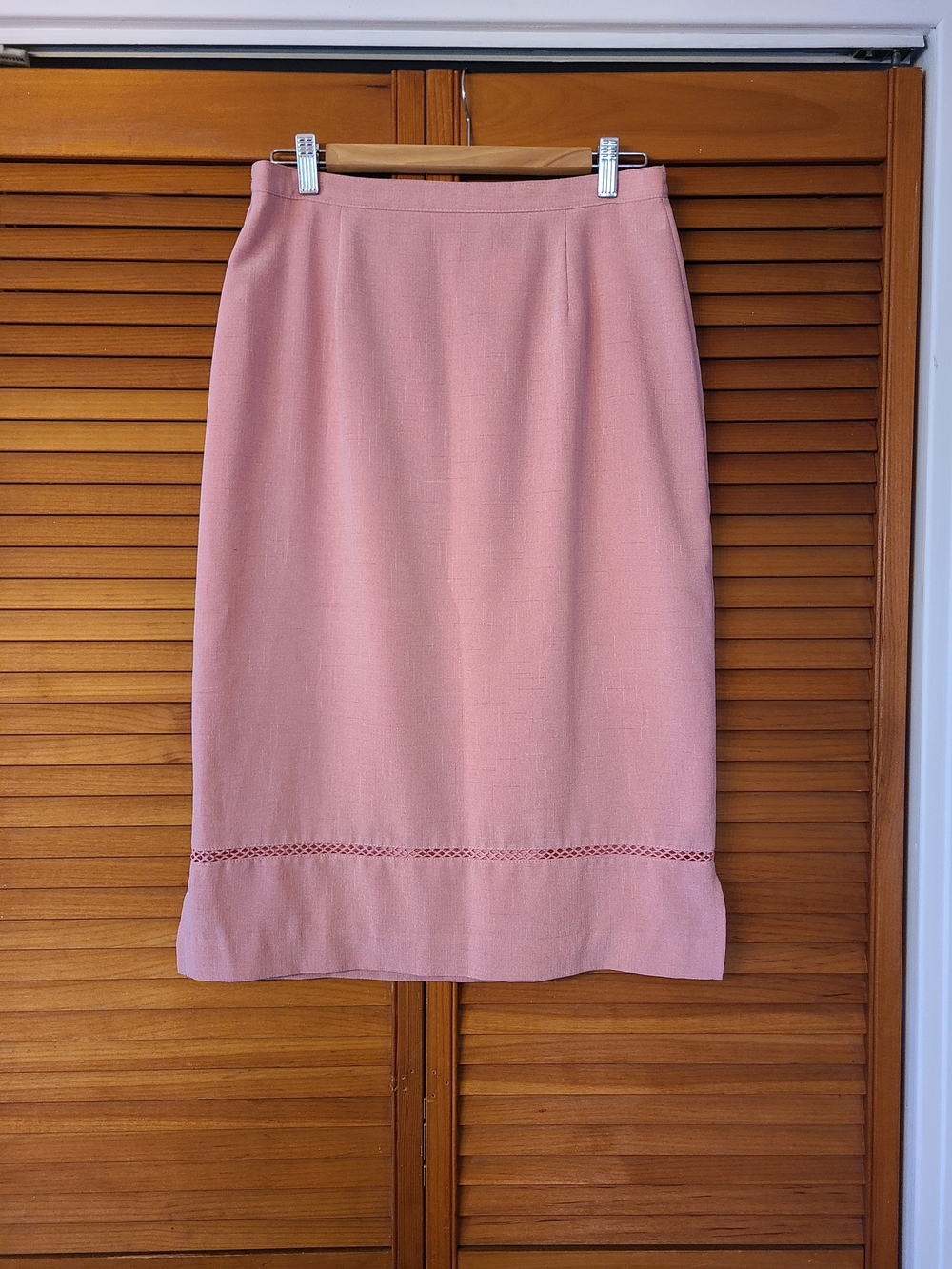 Women's Pink Pencil Skirt